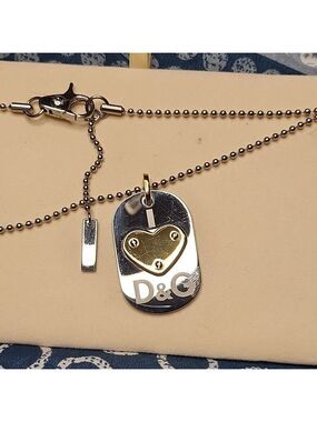 D&G DOLCE & GABBANA NECKLACE LOVE JEWEL